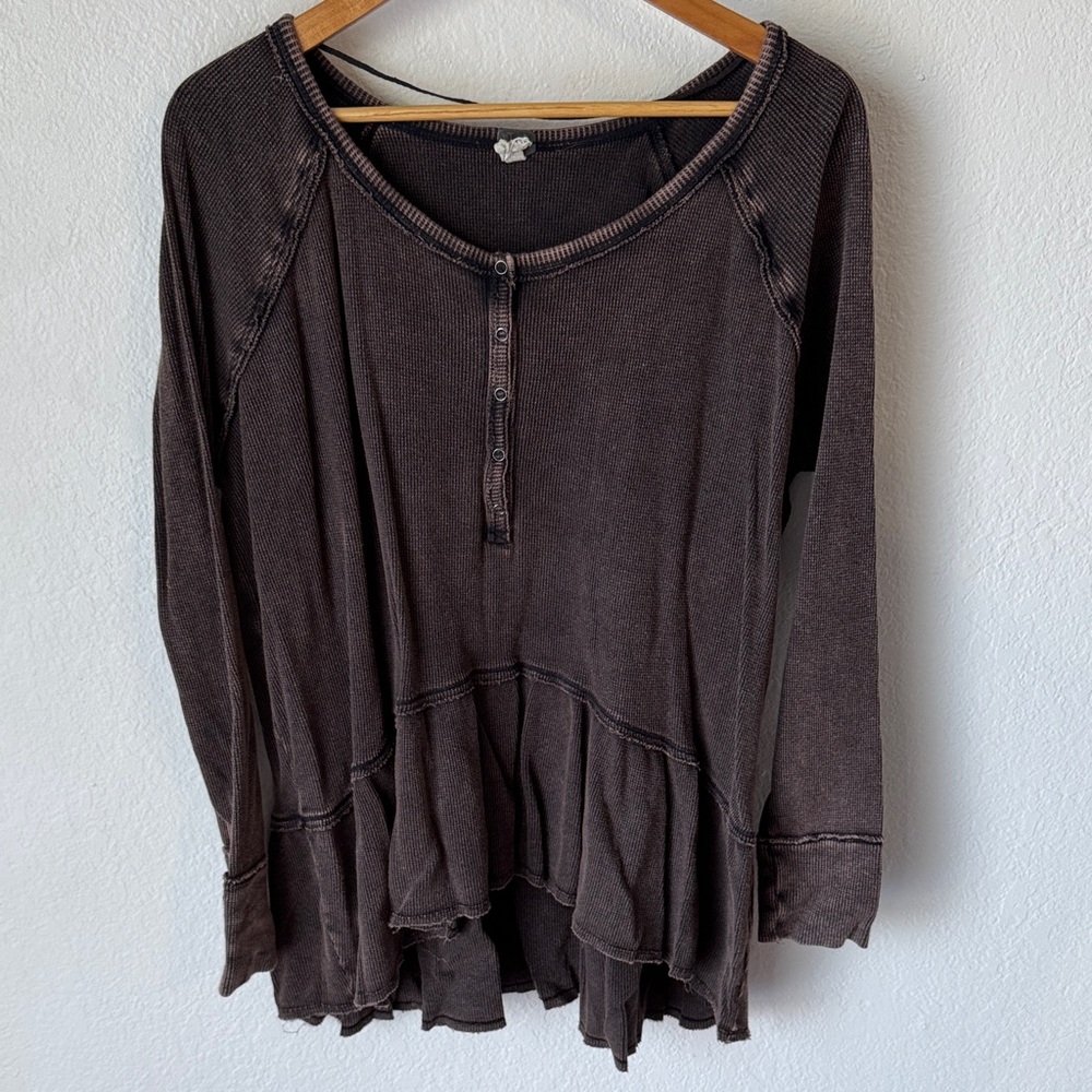 Free People Coastline Peplum - Picture 2 of 7